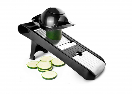 Razatoare tip mandolina Ibili-Easycook, otel inoxidabil/plastic, 35x12x8.3 cm, negru/argintiu [1]