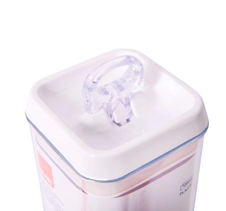 Recipient depozitare alimente Ibili, plastic (fara BPA), 9 x9x10 cm,  0.5 l, transparent [3]