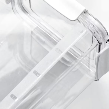 Recipient pentru alimente cu lingura Zeller, plastic, 18x18x20 cm,  4.2 l, transparent [2]