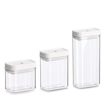 Recipient pentru alimente Zeller, plastic, 11x7x10 cm,  0.38 l, transparent [3]