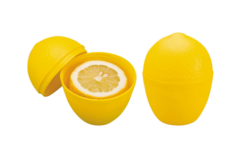 Kitchen - Recipient pentru lamai Ibili, plastic, 9x11 cm, galben