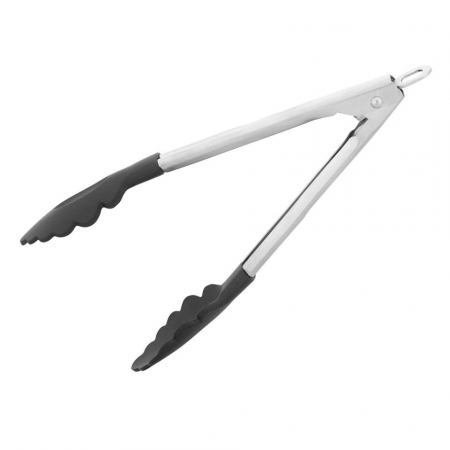Polonice, clesti, spatule, linguri - Cleste bucatarie Ibili, otel inoxidabil/plastic, 30 cm, argintiu