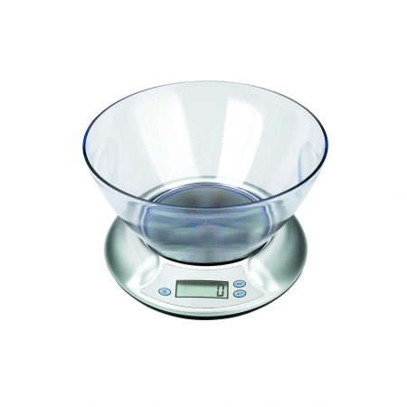 Cantare de bucatarie - Cantar de bucatarie Ibili, plastic, atgintiu/transparent, 2kg