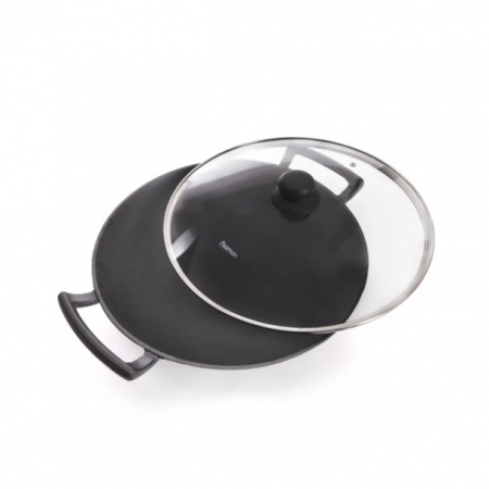 Tigaie Wok Fissman, fonta, 35x10.4 cm, negru [3]