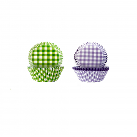 Forme briose - Set 100 forme de briose Ibili, hartie, 7.5x3.5 cm, multicolor