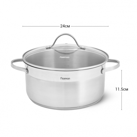 Set de oale Fissman-Evita, 6 piese, otel inoxidabil, argintiu [2]