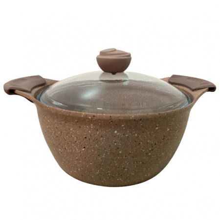 10-piece OMS-Granite pot set, aluminum, brown [2]