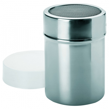 Espressoare si accesorii cafea - Dozator pudra fin Ibili,, otel inoxidabil/plastic, 10x7 cm, gri