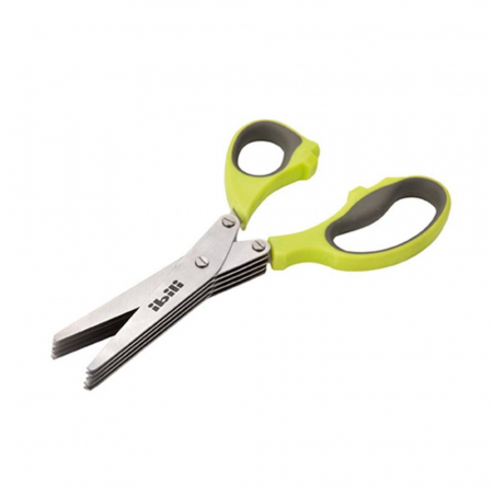 Foarfece alimentare - Foarfeca verdeturi Ibili, otel inoxidabil, 21 cm, verde