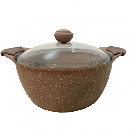 10-piece OMS-Granite pot set, aluminum, brown [3]
