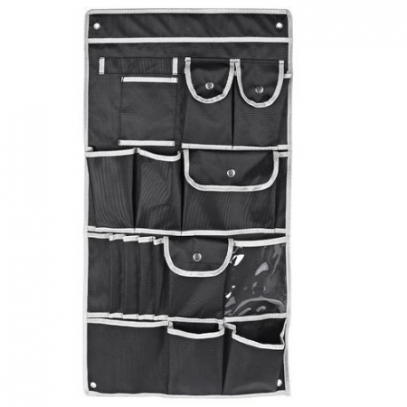 Dulapuri si organizatoare - Organizator suspendat Koopman, polister, 74.5x40 cm, negru