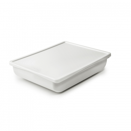 Site - Set 3 piese pentru fainare alimente Ibili, plastic, 27,5x22x5,5 cm, alb/gri