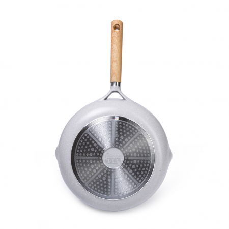 Fissman-Shadow Borneo deep frying pan, 28x7.2cm, aluminum, gray [1]