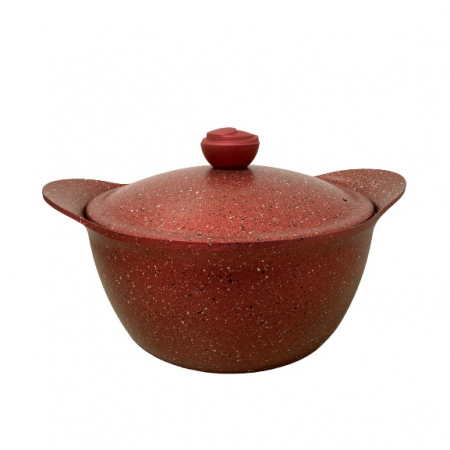 8-piece OMS-Granite pot set, aluminum, red [2]