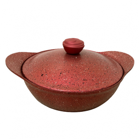 8-piece OMS-Granite pot set, aluminum, red [3]