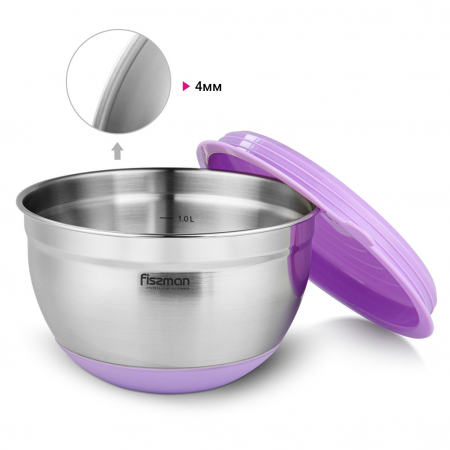 Bol mixare Fissman, otel inoxidabil 18/10, 3000 ml, 20x12 cm [1]