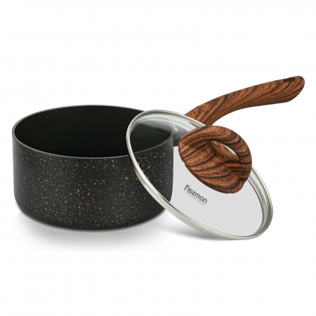 Fissman-Black Cosmic pot set, 6 pieces, aluminum, black [3]