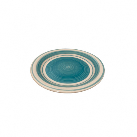 Koopman Excellent Houseware 16-piece dinnerware set-Roma, ceramic, white/blue [3]