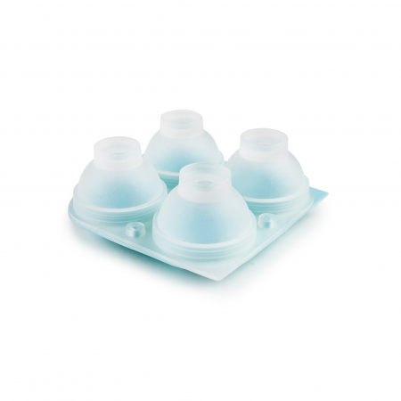 Forma sfere gheata XL Ibili-Tapones, silicon, 12x12x6.5 cm, turcoaz [2]