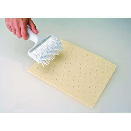 Rola decorare aluat Ibili-Ecoprof, plastic, 12 cm, alb [1]