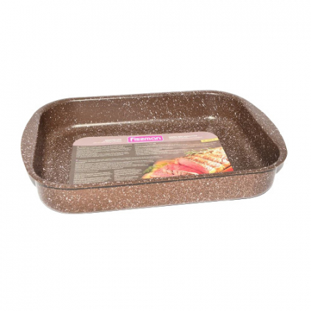 Tavi copt - Tava copt Fissman, aluminiu, 35x25x6 cm, maro