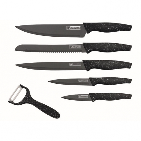 Set cutite Carl Schmidt Sohn Marburg, otel inoxidabil, negru [2]