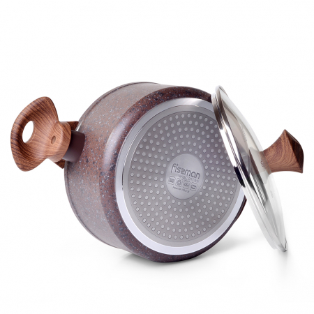 Oala Fissman-Magic Brown, 20x10cm, 2.7l, aluminiu, maro [2]