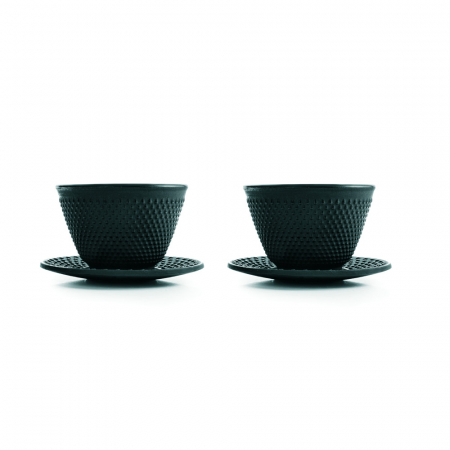Ceainice si accesorii ceai - Set servire ceai Ibili-Oriental, fonta, 120 ml, negru