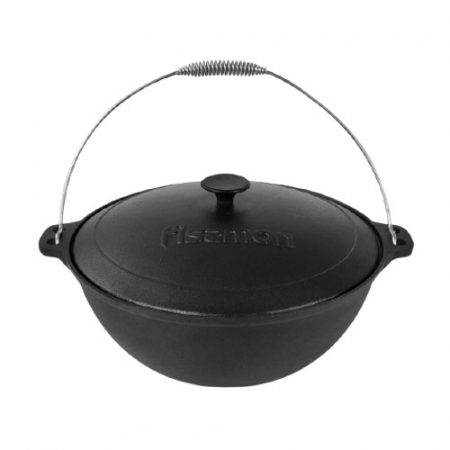 Cauldron - Fissman cauldron, cast iron, 40.5x35x19.5 cm, black