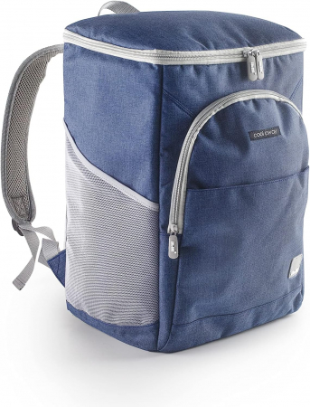 Genti termorezistente - Rucsac termoizolant Ibili, poliester, 28x20x38 cm, 21 l, albastru