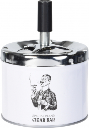 Vesela si tacamuri - Scrumiera Excellent Houseware, metal, 9x12 cm, barbat