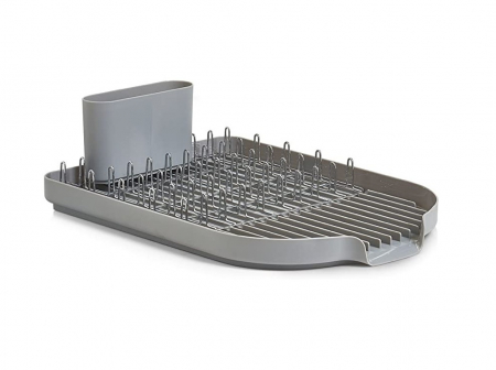 Scurgator vase Zeller, plastic/metal, 45x32x13 cm, gri [0]