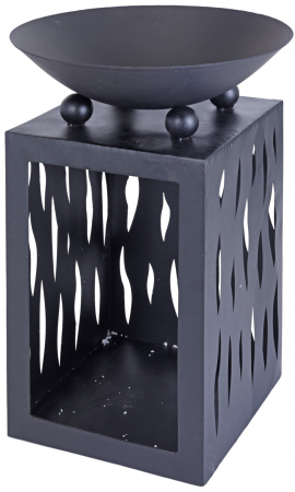 Seminee si organizatoare lemne - Semineu aer liber Ambiance, metal, 65x45 cm, negru