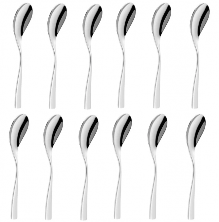 Set of 12 spoons Carl Schmidt Sohn-Glinde, 18/10 stainless steel, silver [2]