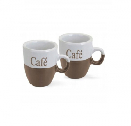 Set 2 cani Koopman, cermanica, 7x7.5 cm, 150 ml, bej [1]