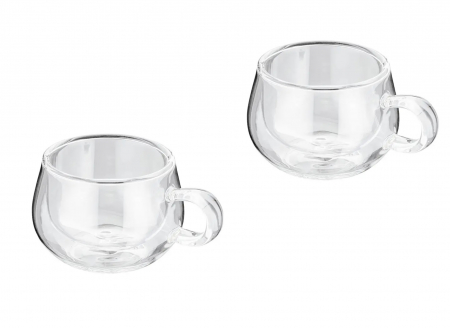 Cesti - Set 2 cesti espresso Judge, sticla borosilicata, 7x5 cm, 75 ml, transparent