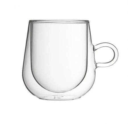 Set 2 cesti latte Judge, sticla borosilicata, 10x14 cm, 475 ml, transparent [1]