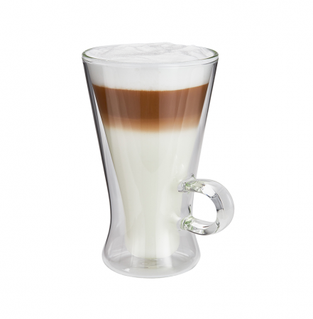 Set 2 cesti latte macchiato Judge, sticla borosilicata, 11x13.5 cm, 320 ml, transparent [2]