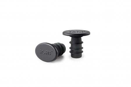 Accesorii Bauturi - Set 2 dopuri sticle Ibili-Barware, plastic, negru