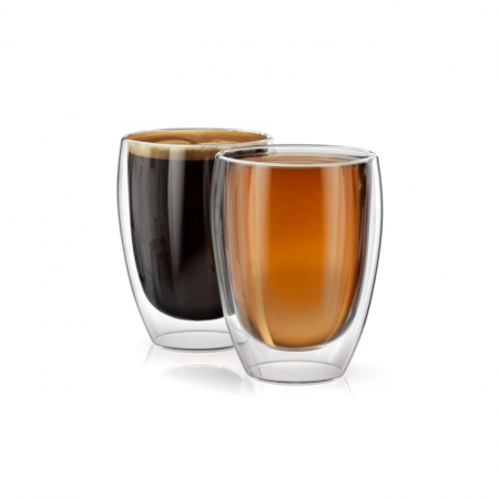 Set 2 pahare Fissman-Romano, sticla borosilicata, 8x11.5 cm, transparent [3]