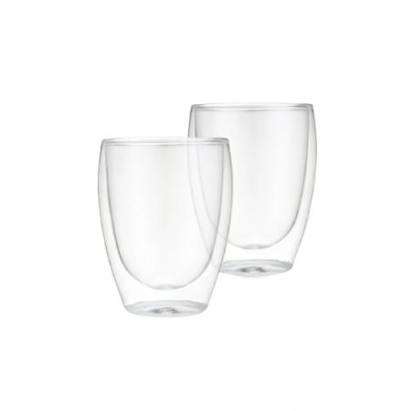 Pahare - Set 2 pahare Fissman-Romano, sticla borosilicata, 8x11.5 cm, transparent