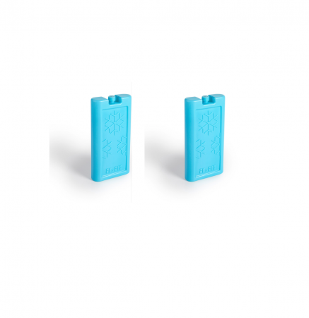 Ustensile camping si drumetii - Set 2 pastile racire Ibili, plastic, 18x9.6x3.2 cm, 380 ml, albastru