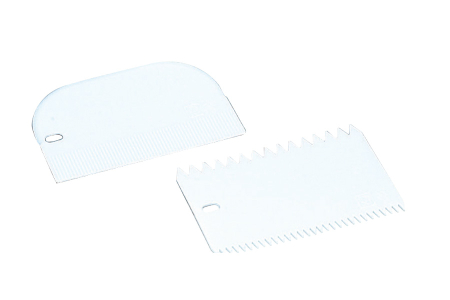 Set 2 raclete patiserie Ibili, plastic, 14x10 cm, alb [2]