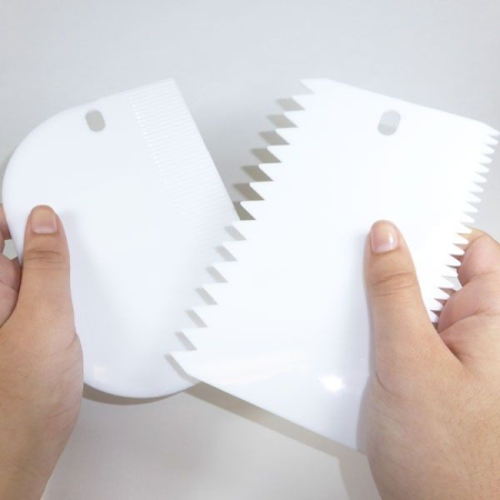 Set 2 raclete patiserie Ibili, plastic, 14x10 cm, alb [1]