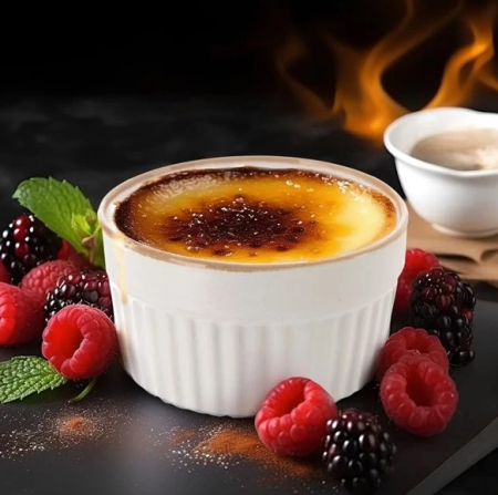 Set 2 ramekini Excellent Houseware, portelan, 9x4.6 cm, 200 ml, alb [1]