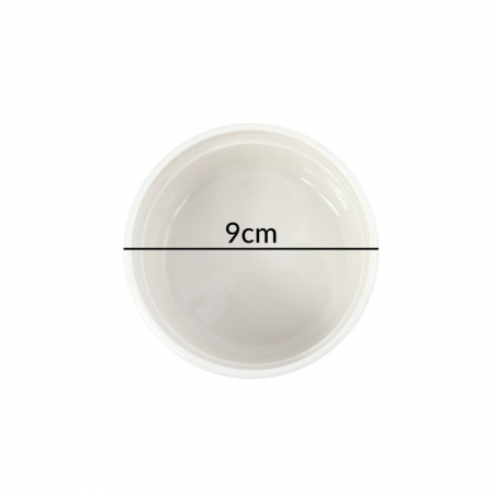 Set 2 ramekini Koopman, ceramica, 9x5cm, 200 ml, alb [2]