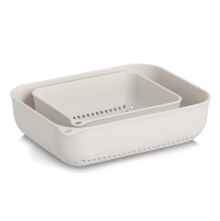Set 2 strecuratori Zeller, plastic, 24x19x7 cm, crem [1]