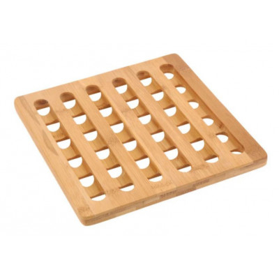 Set of 2 Excellent Houseware pot holders, bamboo, 20x0.8 cm, brown [3]