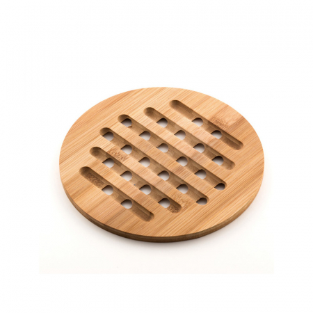 Set of 2 Excellent Houseware pot holders, bamboo, 20x0.8 cm, brown [4]