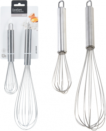 Set 2 teluri Koopman Excellent Houseware, otel inoxidabil, 20-30.5 cm, argintiu [2]